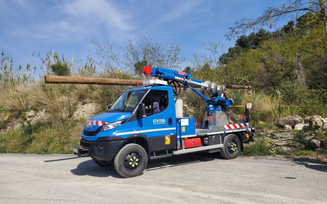 Mise en main de foreuses grues